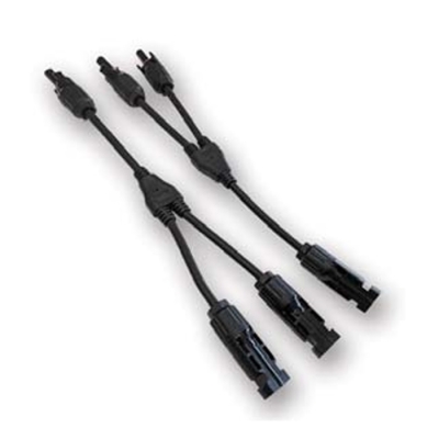 Tap-off dual and triple photovoltaic connectors with flexible hose for parallel connection SCF/D-TL (11401 SCF/D-TL)
