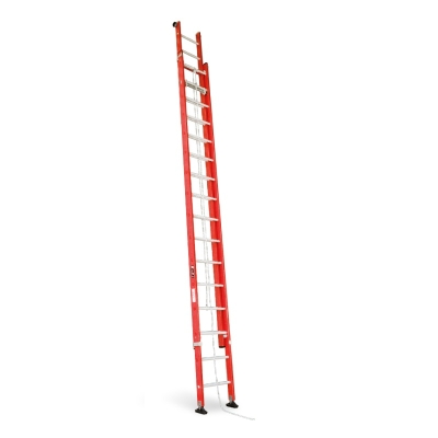 Two-section extension ladder using a cord - EF/C